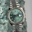 Rolex Datejust 41 Mint Green Jubilee Box/Papers