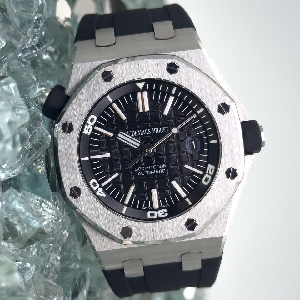 Audemars Piguet Royal Oak Offshore Diver Black Dial Full Set