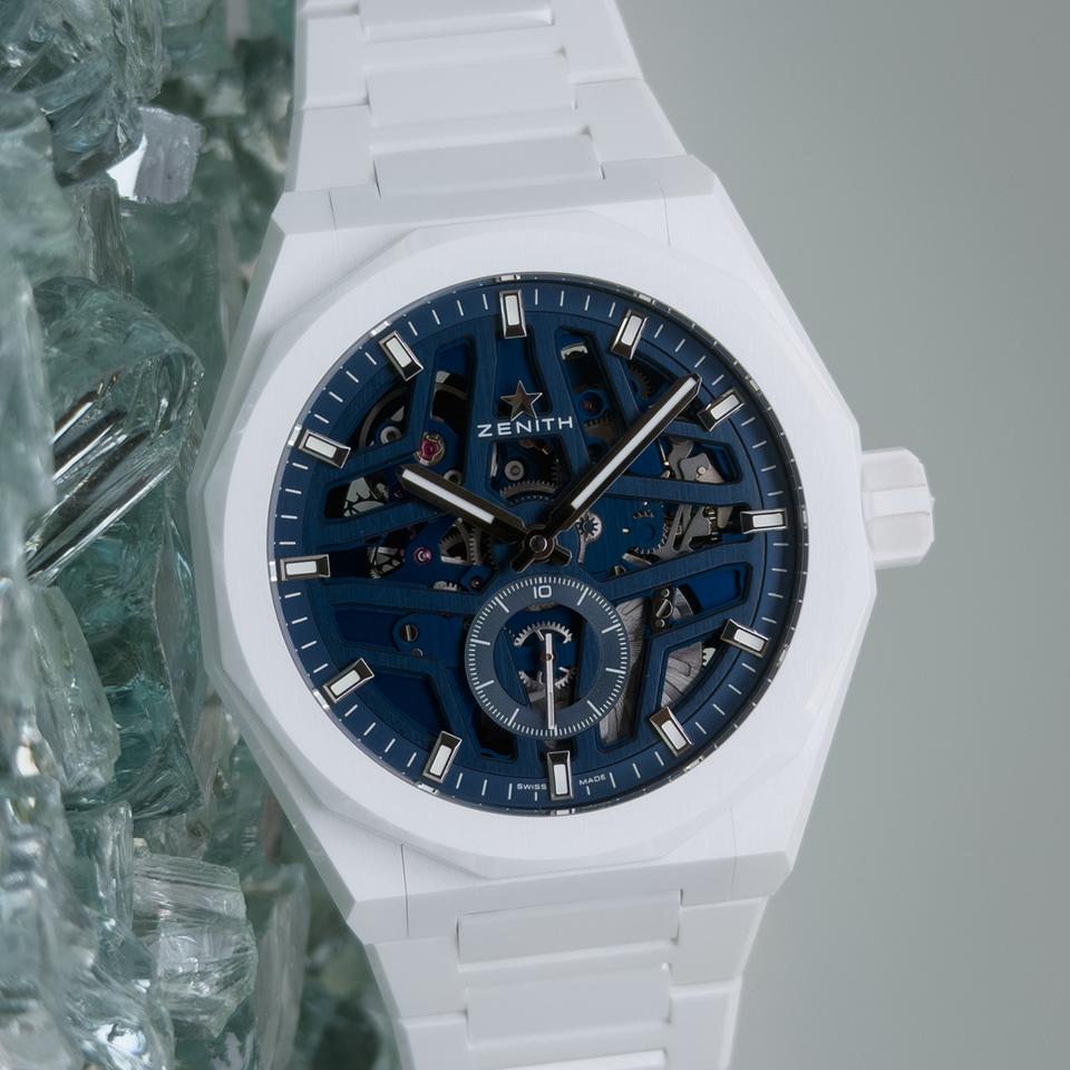 Zenith Defy Skyline Skeleton White Complete Set